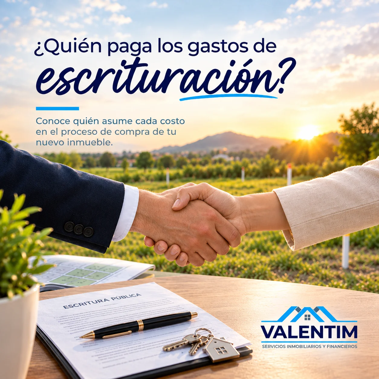 ¿Quién paga los gastos de escrituración, comprador o vendedor?